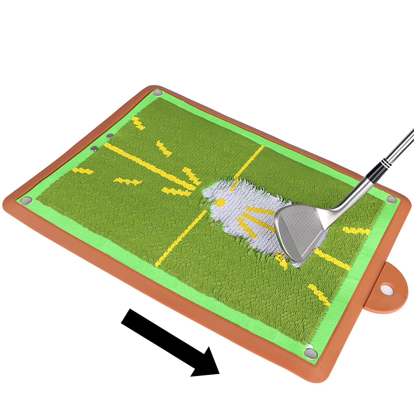 Pad de Detección de Swing de Golf – Revela tu Trayectoria | Interior y Exterior