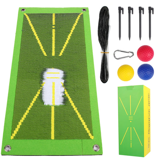 Pad de Detección de Swing de Golf – Revela tu Trayectoria | Interior y Exterior